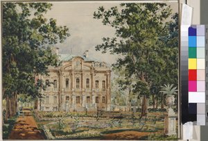 Egen Dacha af Kejser Alexander II i Peterhof af Vasili Semenovich Sadovnikov