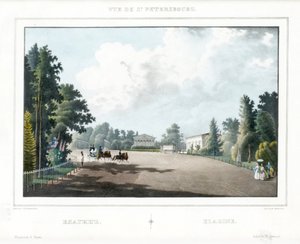 Yelagin-paladset i Sankt Petersborg af Vasili Semenovich Sadovnikov