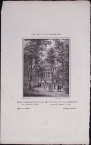Udsigt over Sankt Petersborg. Saint Michaels Castle, 1833 af Vasili Semenovich Sadovnikov