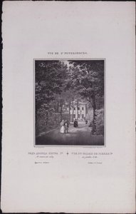 Udsigt over Sankt Petersborg. Peter den Stores sommerpalads, 1833 af Vasili Semenovich Sadovnikov