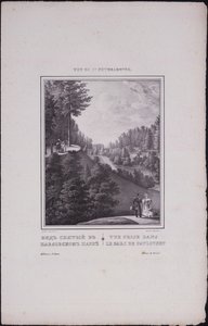 Udsigt over Sankt Petersborg. Udsigt over parken i Pavlovsk, 1833 af Vasili Semenovich Sadovnikov