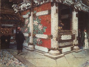 Shinto-helligdommen i Nikko, 1903 af Vasili Vasilievich Vereshchagin