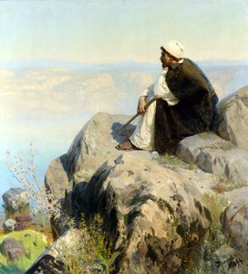 Dreams af Polenov, Vasili Dmitrievich (1844-1927). Olie på lærred