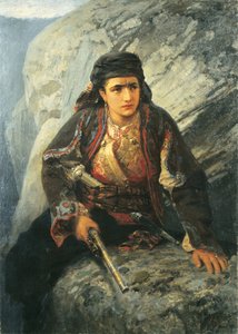 Hercegovineren på udkig af Vasilij Dmitrievich Polenov