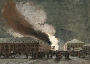 Brand i salthandelsrækkerne