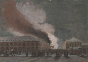 Brand i salthandelsrækkerne