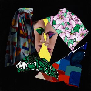 Intricate Mesh, 2019 (Akryl på træ) af Vaskeen Vaskeen