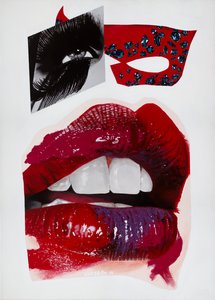 Ribbon In Her Eyes, 2014 (Akryl) af Vaskeen Vaskeen
