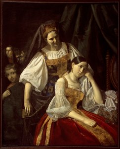 ""Rejseforberedelser"" Maleri af Vassili Feklistov (Feklistov) (1800-tallet) 1848 Dim 141x114 cm Statens Russiske Museum, Sankt Petersborg (Petersburg) af Vassili Feklistov