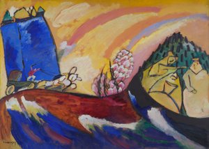 Maleri med trojka, 4036. af Wassily Kandinsky