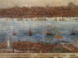 Konstantinopel, maleri af ukendt venetiansk kunstner, Tyrkiet af Venetian School