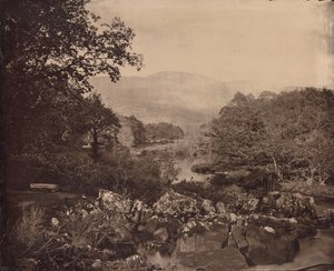 Udsigt fra græsplænen, Dennicanniby, 1870