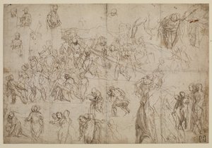 Studier til Kristus der bærer korset, 1571 ca af Veronese