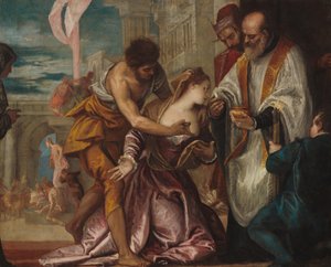 Saint Lucys martyrium og sidste nadver