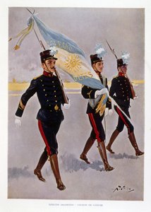 Argentinske hærkadetter i praksis af Vicente Blasco Ibanez