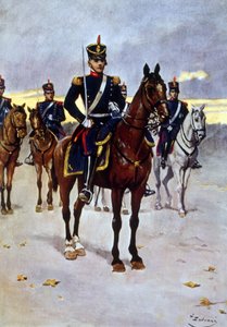 Den argentinske hær bereden grenadier officer af Vicente Blasco Ibanez