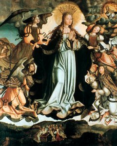 Jomfruens himmelfart, c1491-1518 af Vicente Gil