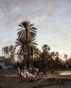 Afrikas sø. 1866 (olie på lærred)