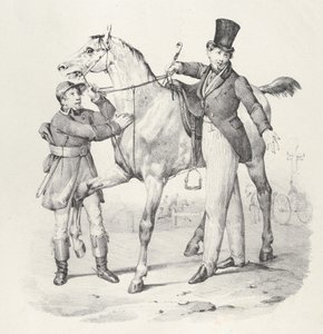 Kap. VI: Jeg kunne ikke gå, jeg går ikke længere nogen steder, 1824.. af Victor Adam