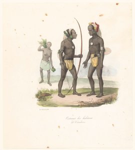 Tøj af indbyggerne i Vanikoro Costumes des habitans de Vanikoro (titel på objekt) Voyage of Discovery of the Astrolabe (serietitel) Voyage de découvertes de l