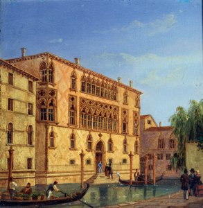 Palazzo Giovanelli, 1800-tallet af Victor Adam