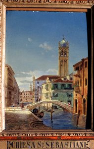 San Sebastianos kirke, 1800-tallet. af Victor Adam