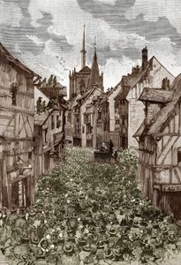 Affaire des possedes de Loudun (dæmoner de Loudun) omkring 1630: jagt på hekse, den franske præst Urbain Grandier (1590-1634), der angiveligt har indgået en pagt med djævelen og anklaget for at have forhekset af nonner, bliver brændt på slagteren - ( Urbai