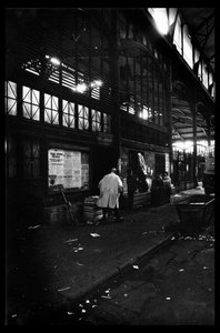 Les halles de Paris lige før nedrivningen af august 1971 (s/h foto)