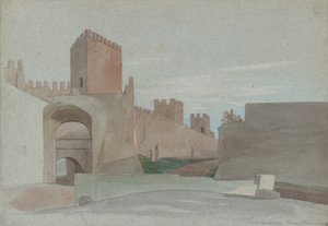 Porta San Lorenzo, Rom af Victor François Eloi Biennourry