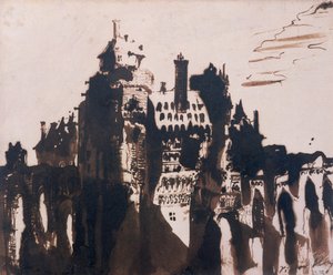 Chateau befæstet af to broer af Victor Hugo
