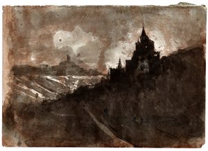 Rhindalen, ca 1850 af Victor Hugo