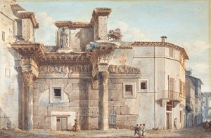 Trajans forum i Rom (tegning)
