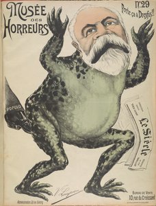 Museum of Horrors Gallery of Horrors: Yves Guyot, 1899. af Victor Lenepveu