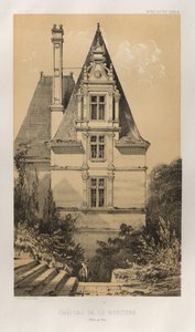 Malerisk arkitektur eller monumenter fra det 15. århundrede. Og XVI. århundreder: Chateaux De France fra det XV og XVI århundreder: Pl. 37, Château De La Ranciere (Maine et Loire) af Victor Petit