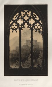 ...pl. 54, vindue i et gammelt kloster i Barcelona, ​​​​1860.