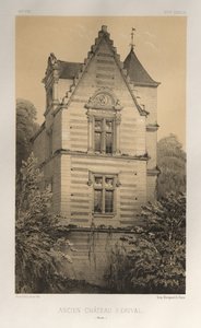 ...pl. 55, Tidligere Château Dérival Aisne, 1860. af Victor Petit