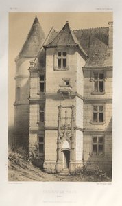 ...pl. 62, Chateau De Folin Yonne, 1860. af Victor Petit