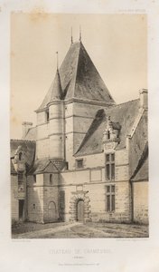 ...pl. 93, Cramesnil Calvados slot, 1860. af Victor Petit