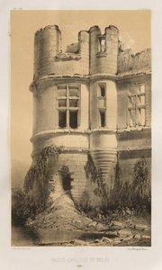 ...pl. 99, Belin Sarthes gamle slot, 1860.