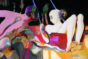 Mystiske, livlige figurer