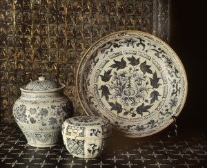 Blåt og hvidt porcelæn fra Annam, 15. til 16. århundrede (keramik)