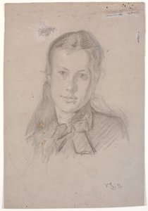 Portræt af Martha Møller (g.m. Viggo Johansen 1880) af Viggo Johansen