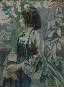 Portræt af en dame, 1902 af Viktor Elpidiforovich Borisov Musatov