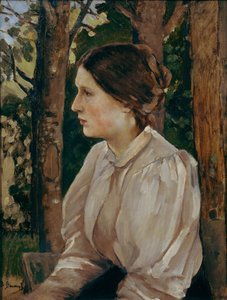 Portræt af Tatyana Viktorovna Vasnetsova, kunstnerens datter, 1897