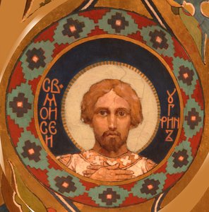 Sankt Moses den ungarske, 1885-1896 af Viktor Mikhaylovich Vasnetsov