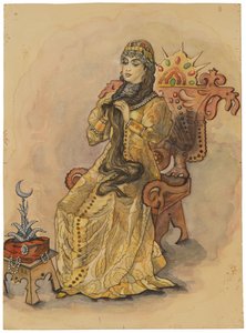Prinsessen der aldrig smilede Nesmeyana, 1896 af Viktor Mikhaylovich Vasnetsov