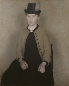 Ida Ilsted, senere Kunstnerens Hustru af Vilhelm Hammershøi