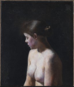 Nøgen kvindelig model