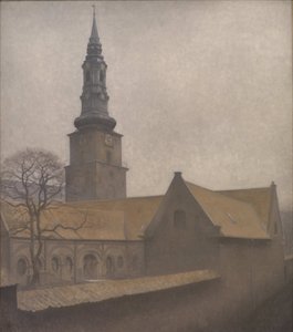 Sankt Petri Kirke, København, 1906. af Vilhelm Hammershøi