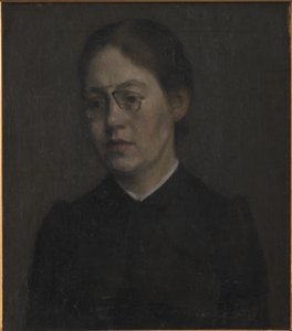 Maleren Elisabeth Wandel af Vilhelm Hammershøi